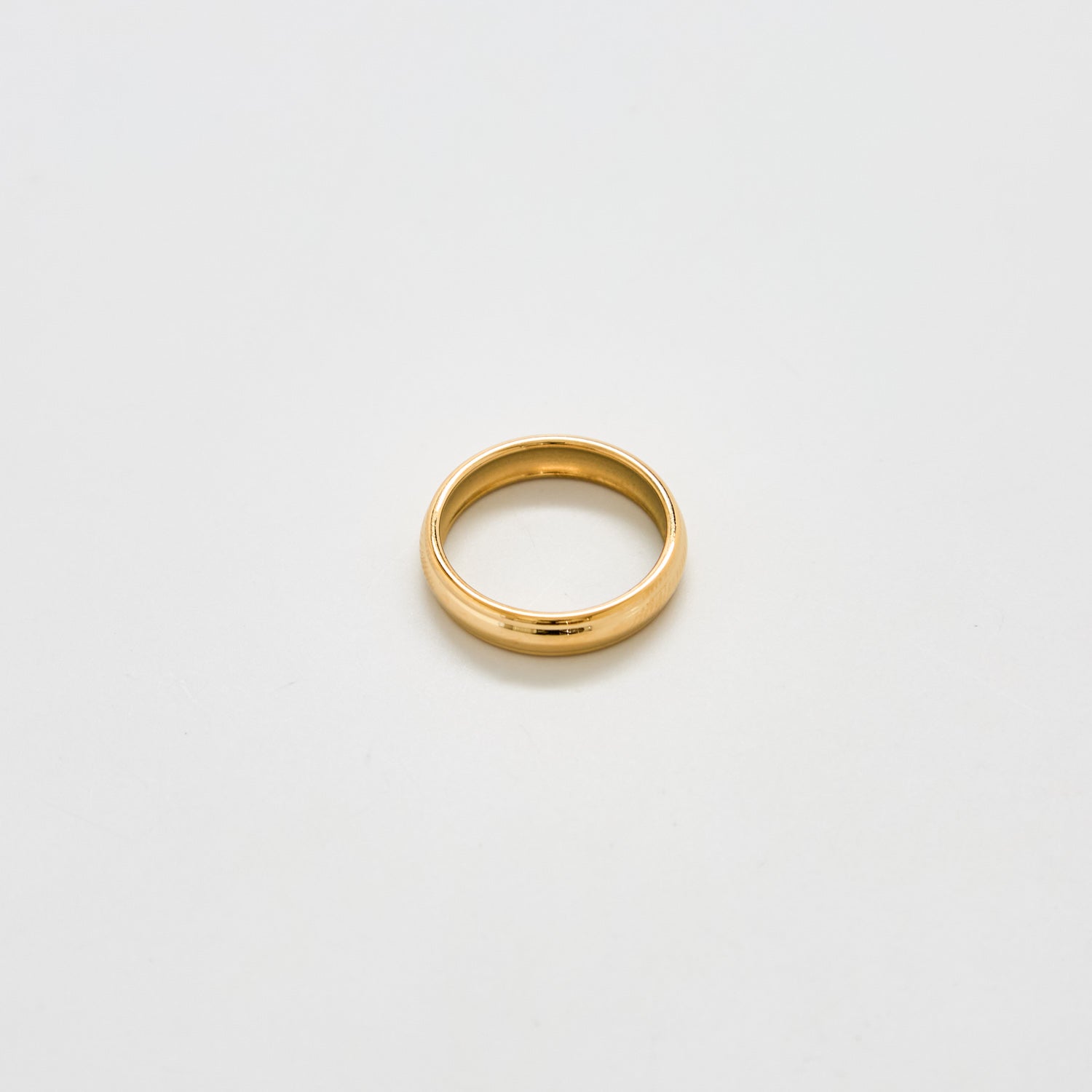 Gold Wide Barrel Stacking Ring - Admiral Row