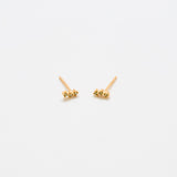 Green Olive Gold Bar Earrings - Admiral Row