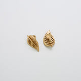 Vintage Monet Gold Leaf Earrings