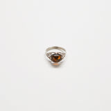 Vintage Dainty Amber Ring