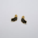 Vintage Trifari Gold Wing Earrings - Admiral Row