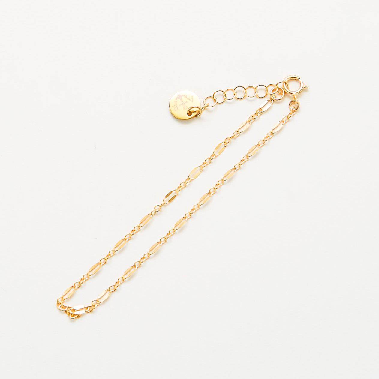 Gold Double Link Chain Bracelet - Admiral Row