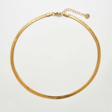 Gold Herringbone Necklace - Admiral Row