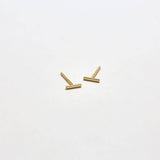 Gold Mini Bar Earrings - Admiral Row