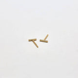 Gold Mini Bar Earrings - Admiral Row