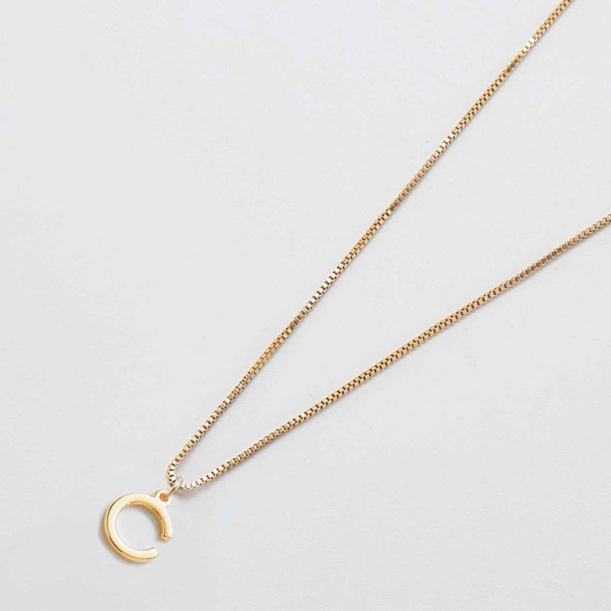Gold Dainty Initial Necklaces - Admiral Row