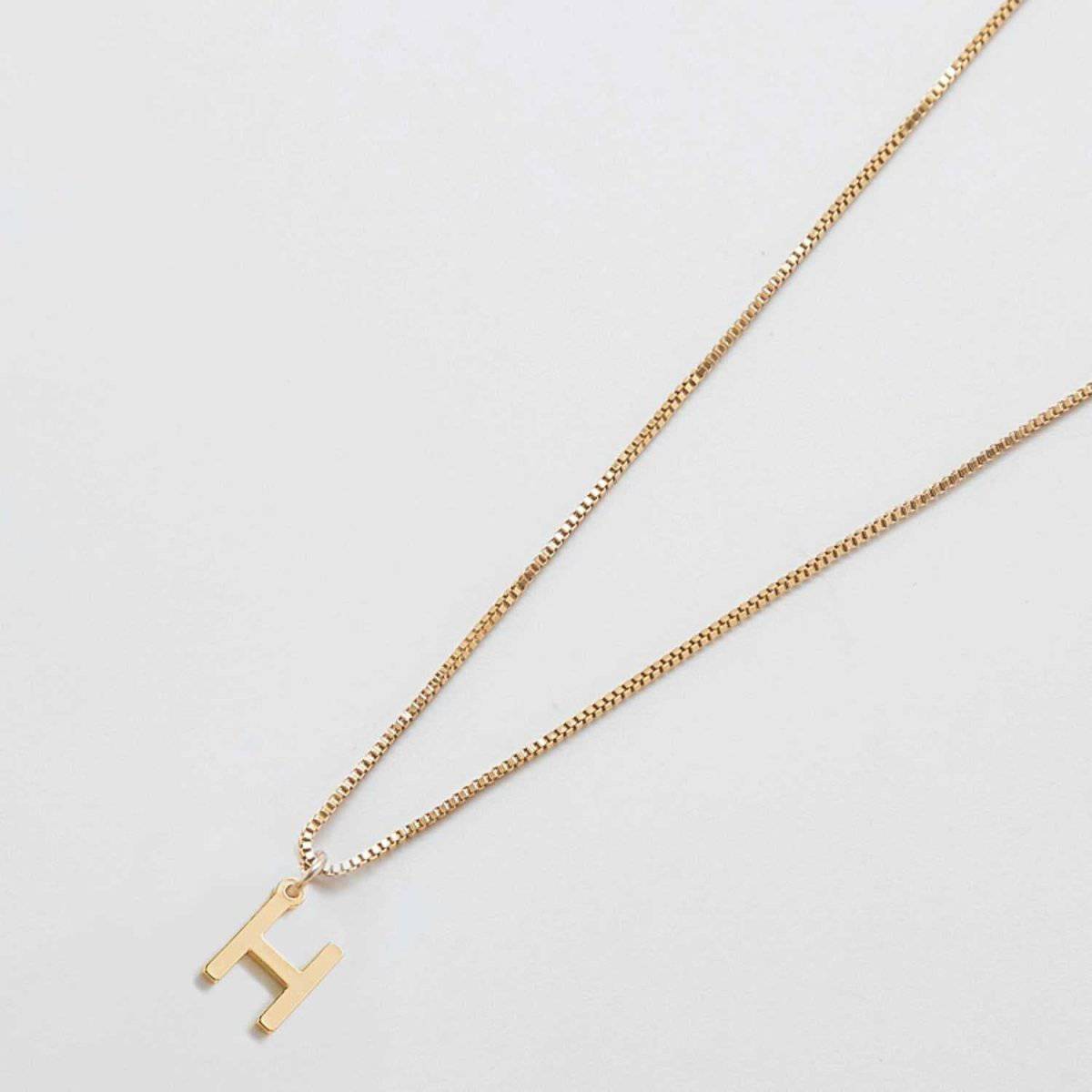 Gold Dainty Initial Necklaces - Admiral Row