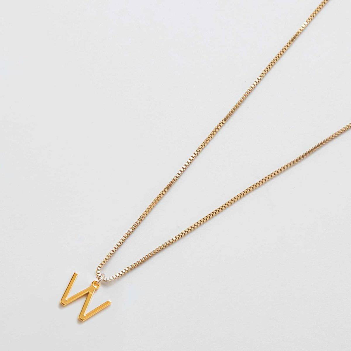 Gold Dainty Initial Necklaces - Admiral Row