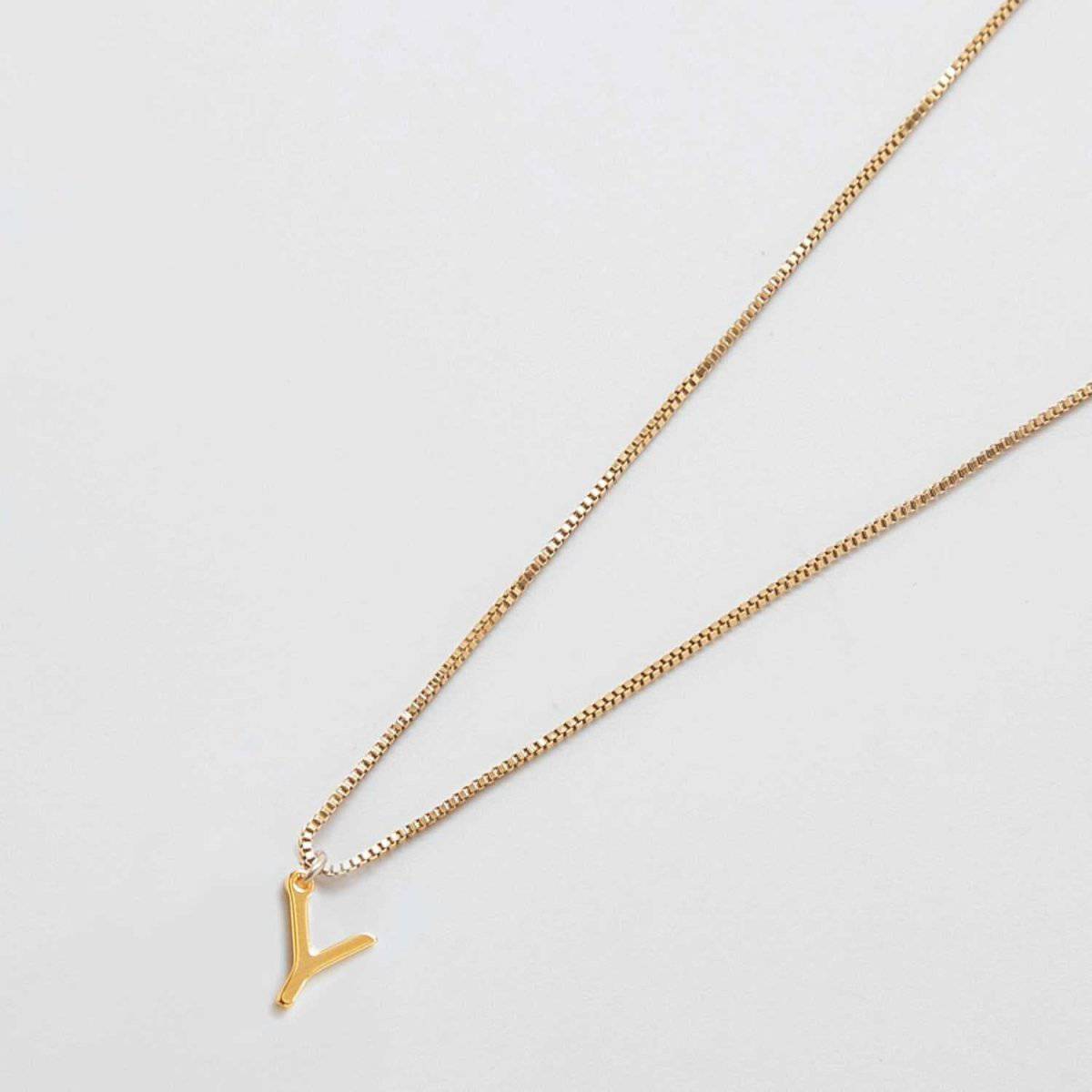 Gold Dainty Initial Necklaces - Admiral Row
