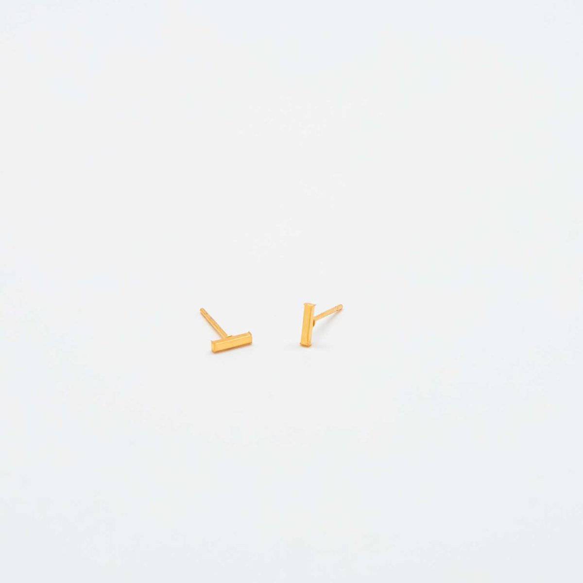 Gold Initial Earrings - Admiral Row