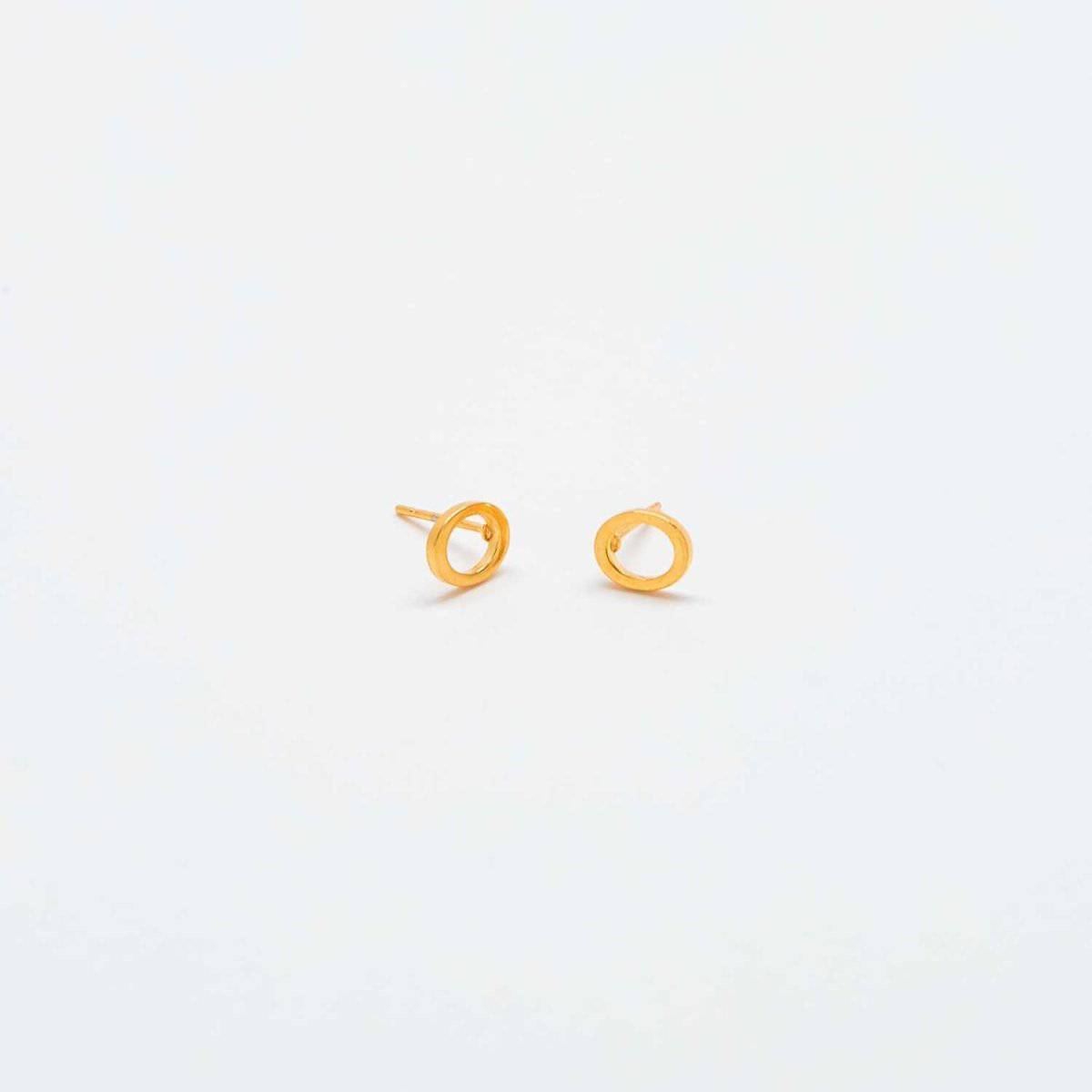 Gold Initial Earrings - Admiral Row