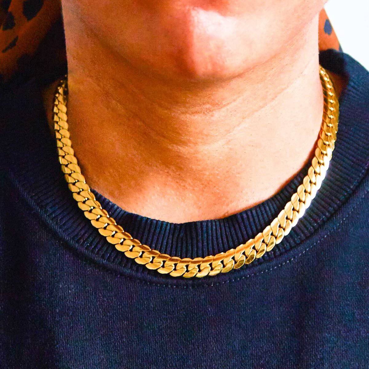 Chunky Flat Snake Chain Necklace - Admiral Row