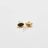 Onyx Teardrop Stud Earrings - Admiral Row