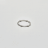 Pave Silver Stacking Ring - Admiral Row
