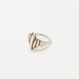 Vintage Abstract Silver Statement Ring - Admiral Row