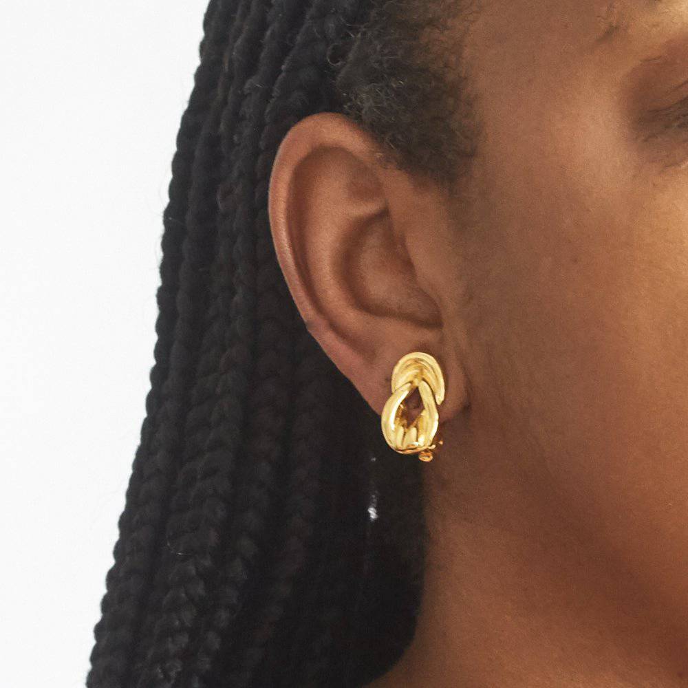 Vintage Anne Klein Double Knot Earrings - Admiral Row