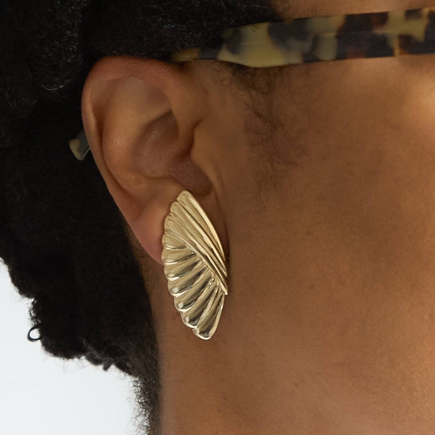 Vintage Art Deco Wing Earrings - Admiral Row