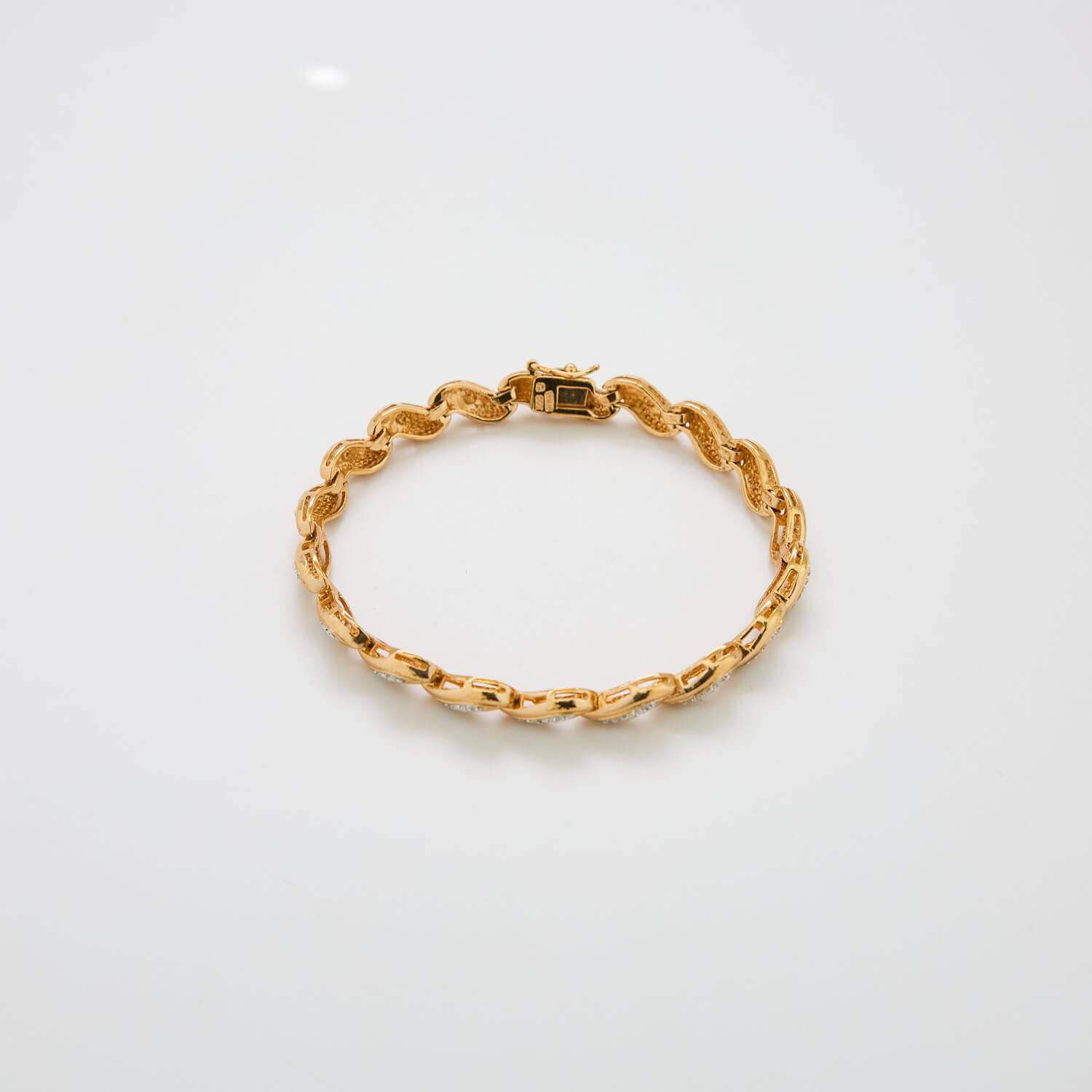 Vintage Etched Patterned Bracelet - Admiral Row