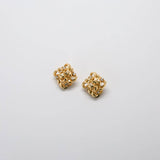 Vintage Gold & CZ Flourish Earrings - Admiral Row