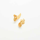 Vintage Napier Knotted Gold Wing Earrings - Admiral Row