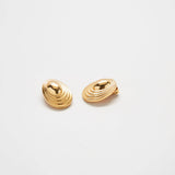 Vintage Christian Dior Oval Clip-on Earrings - Admiral Row