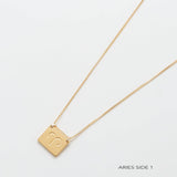 Zodiac Double-Sided Astrology Necklace - Admiral Row