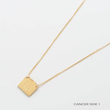 Zodiac Double-Sided Astrology Necklace - Admiral Row