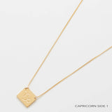Zodiac Double-Sided Astrology Necklace - Admiral Row