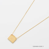 Zodiac Double-Sided Astrology Necklace - Admiral Row
