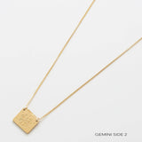 Zodiac Double-Sided Astrology Necklace - Admiral Row