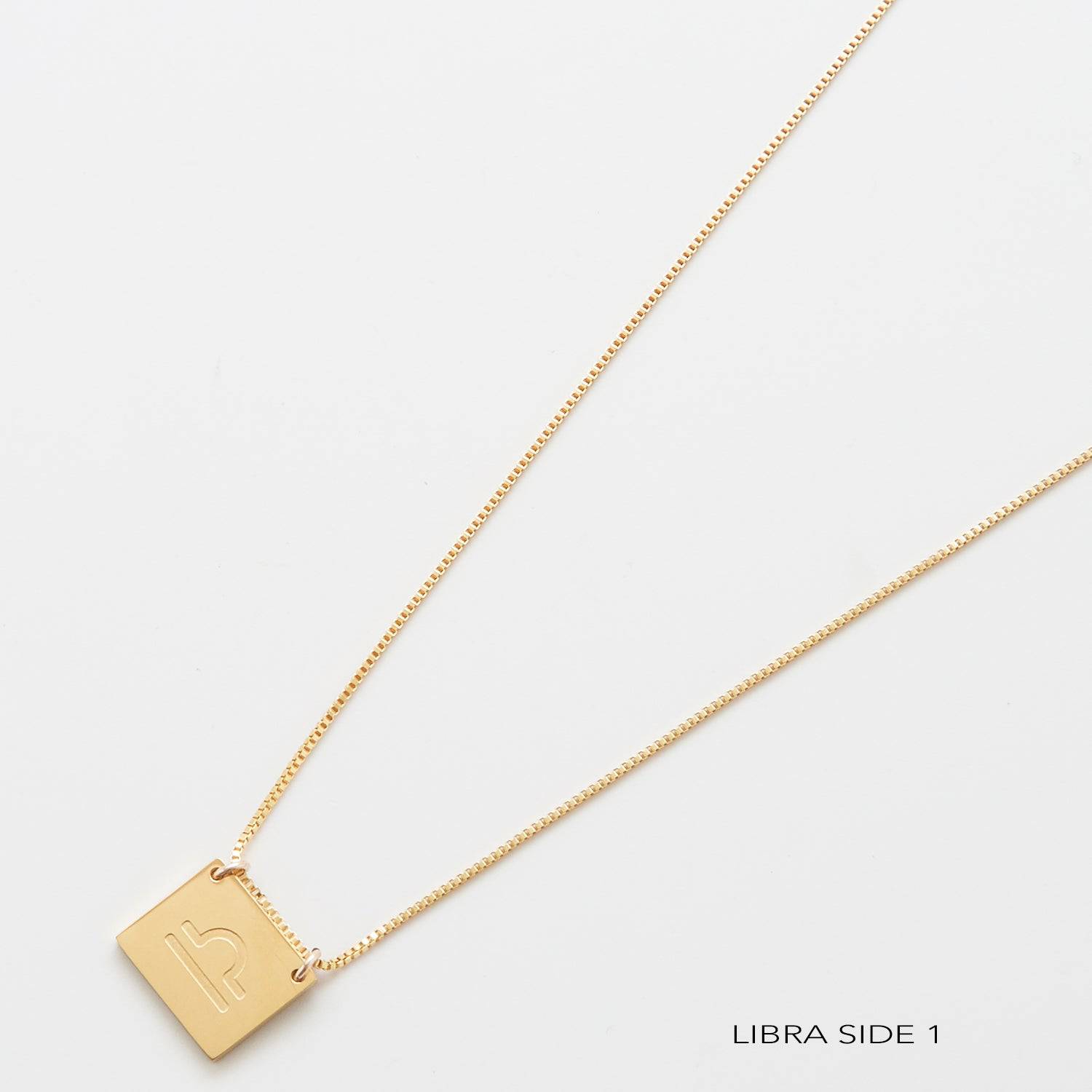 Zodiac Double-Sided Astrology Necklace - Admiral Row