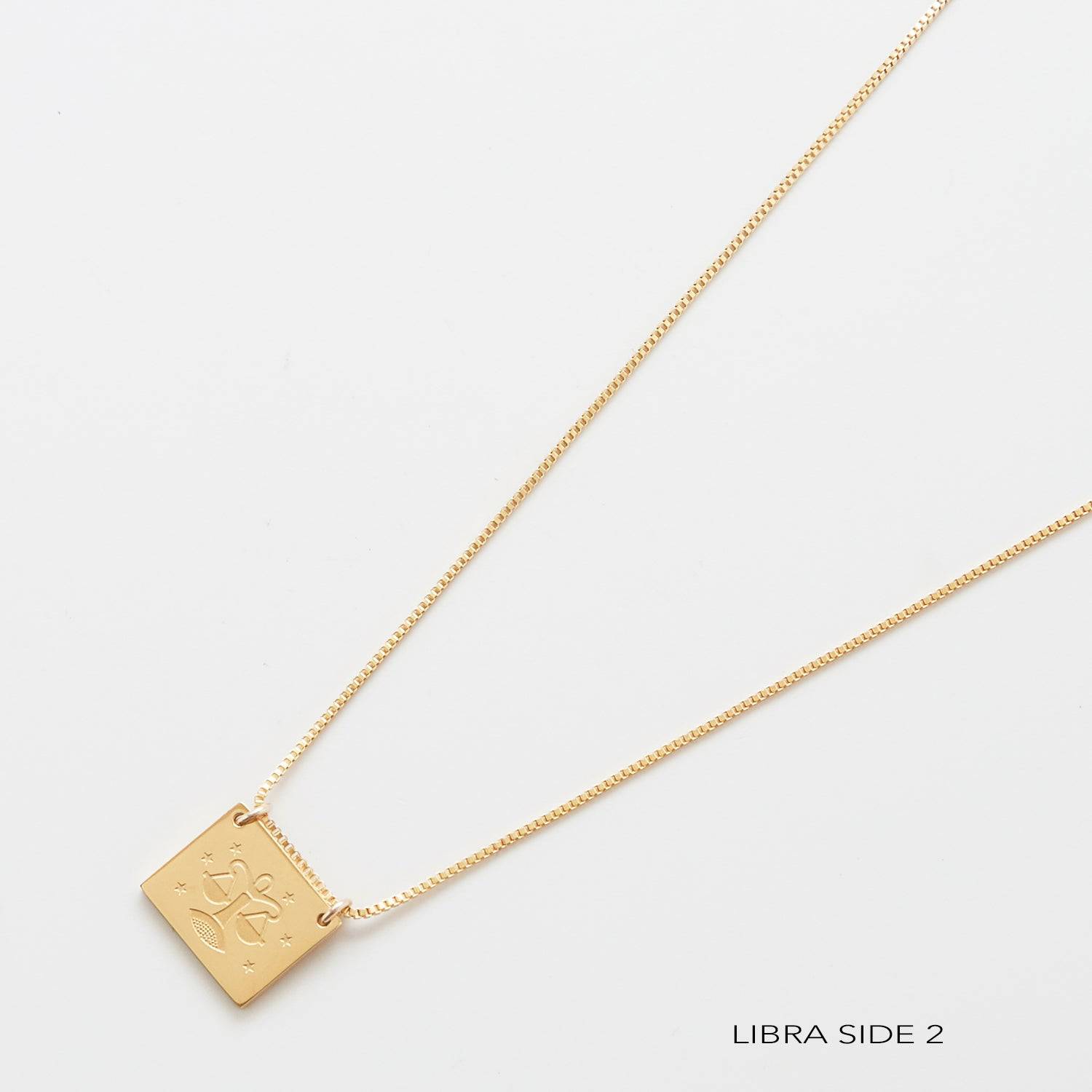 Zodiac Double-Sided Astrology Necklace - Admiral Row