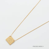 Zodiac Double-Sided Astrology Necklace - Admiral Row