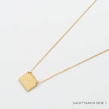 Zodiac Double-Sided Astrology Necklace - Admiral Row