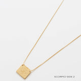 Zodiac Double-Sided Astrology Necklace - Admiral Row