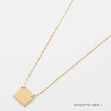 Zodiac Double-Sided Astrology Necklace - Admiral Row