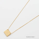 Zodiac Double-Sided Astrology Necklace - Admiral Row