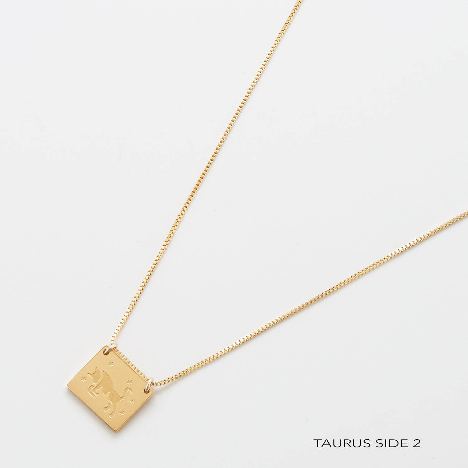 Zodiac Double-Sided Astrology Necklace - Admiral Row