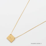 Zodiac Double-Sided Astrology Necklace - Admiral Row