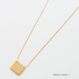 Zodiac Double-Sided Astrology Necklace - Admiral Row