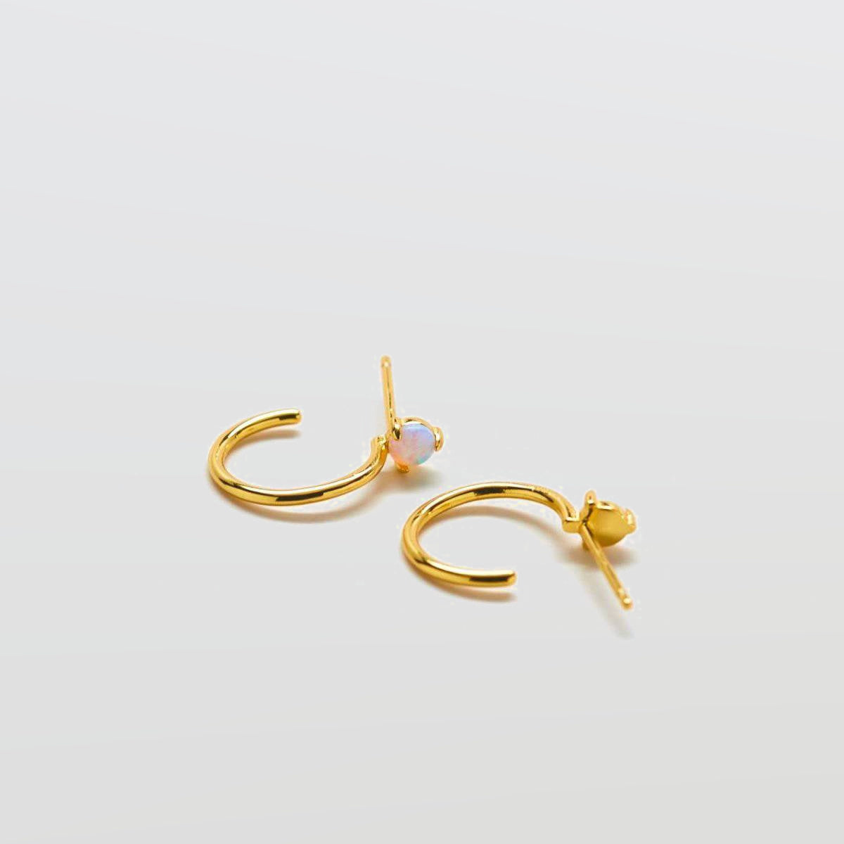 Opal Mini Hoop Earrings - Admiral Row