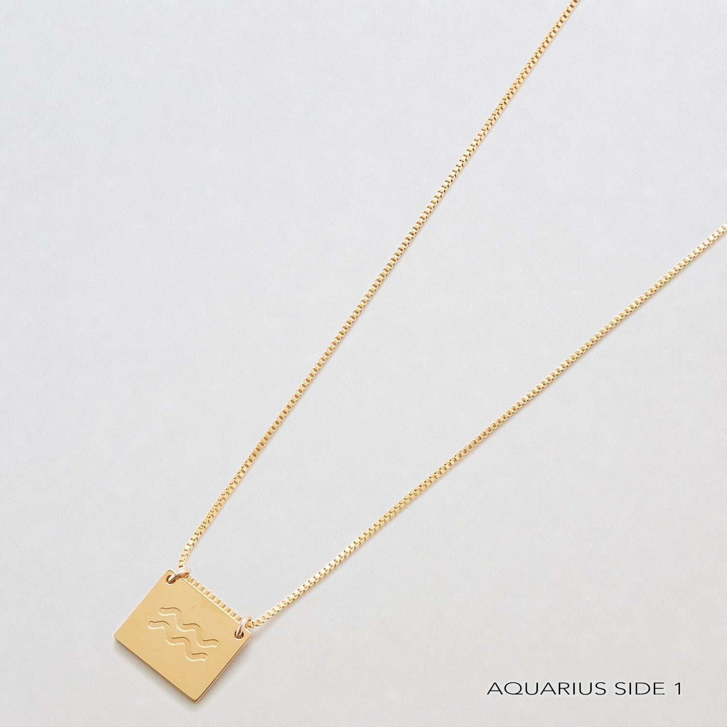 Zodiac Double-Sided Astrology Necklace - Admiral Row