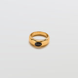 Black Pave Signet Ring - Admiral Row