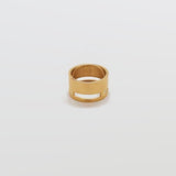 Gold Geo Wide Bar Ring - Admiral Row