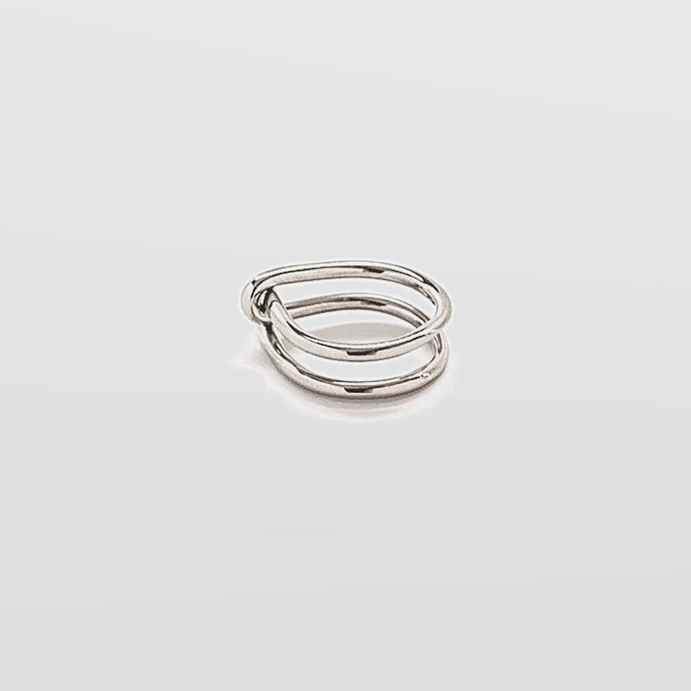 Silver Double Knot Ring - Admiral Row