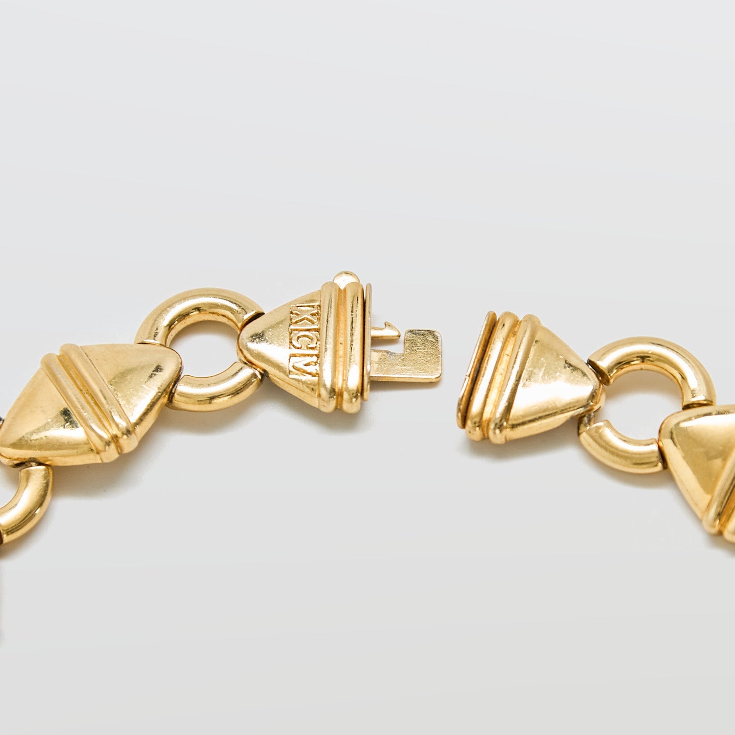 Vintage 1980s LCI Gold Link Necklace - Admiral Row