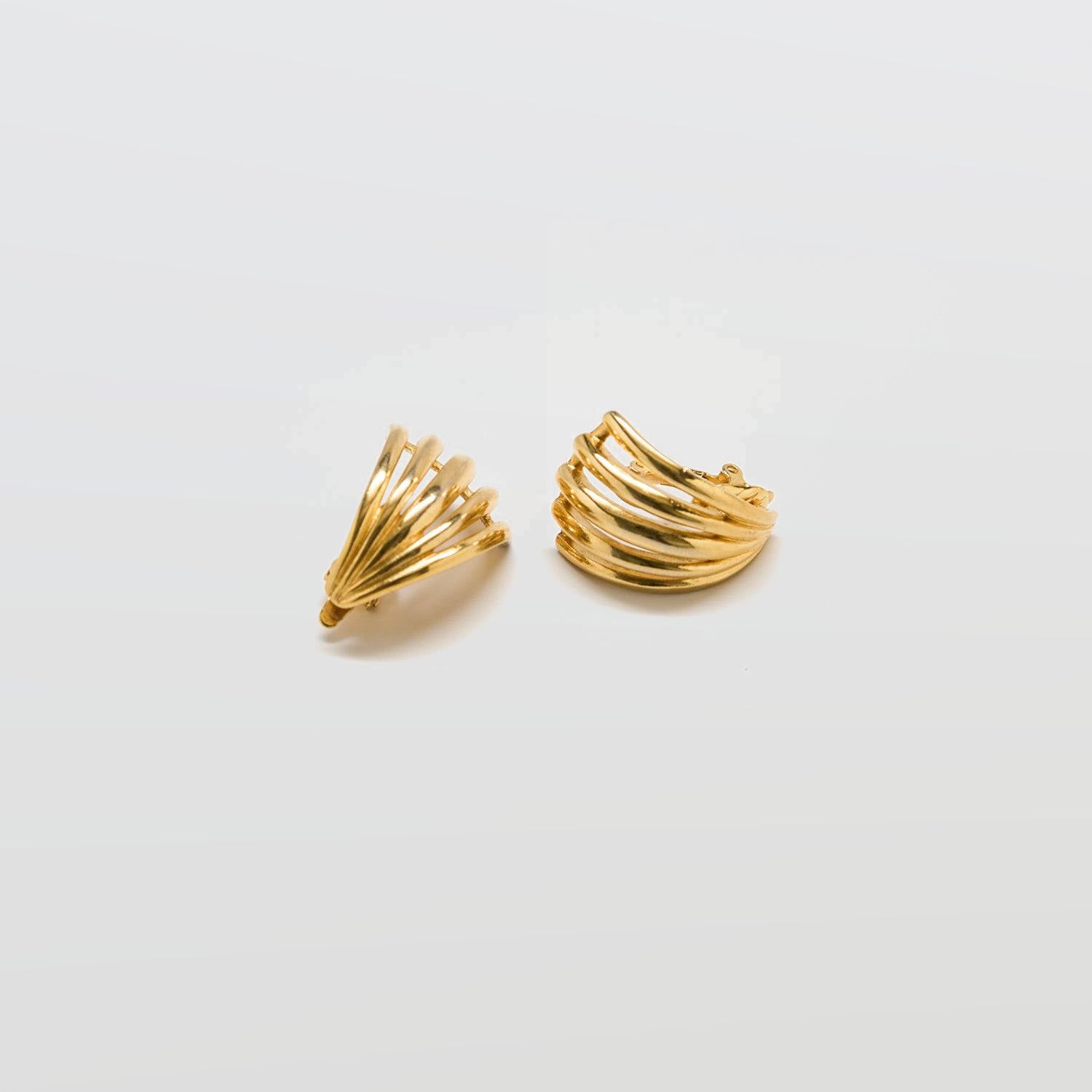 Vintage Trifari Cutout Earrings - Admiral Row