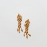 Vintage Monet Chainmail Drop Earrings - Admiral Row