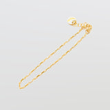 Gold Bar Chain Link Bracelet - Admiral Row
