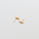 Gold Pearl Bar Earrings - Admiral Row